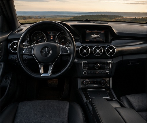 Innenraum des Mercedes GLK