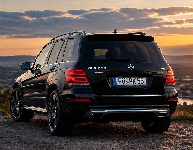Mercedes GLK Heckansicht